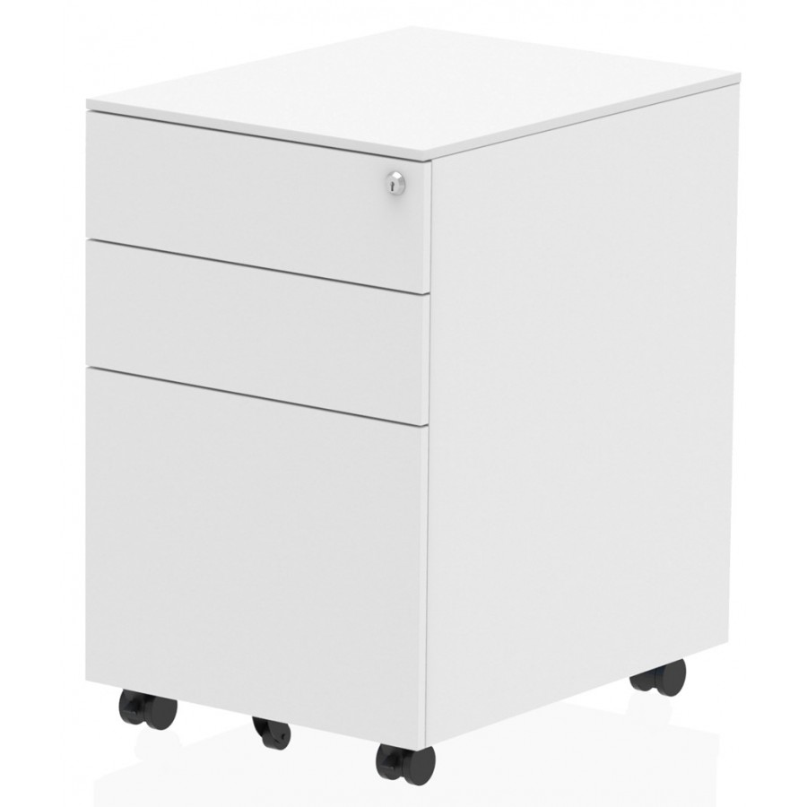 Rayleigh Steel 3 Drawer Lockable Mobile Pedestal